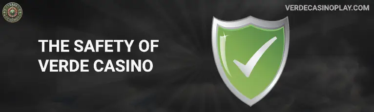 Sicherheits-Symbolik und Lizenzlogos von Verde Casino